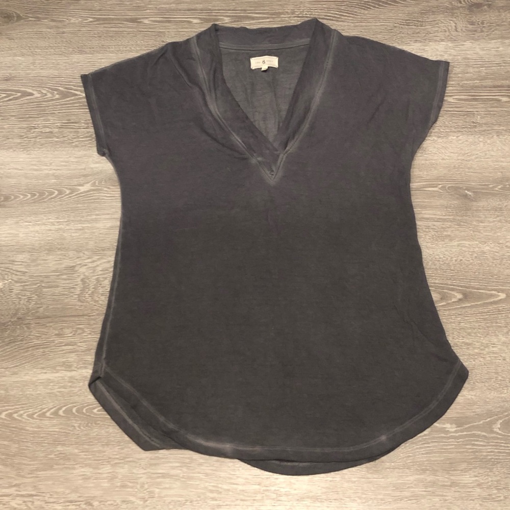 Lou & Grey Distressed V-Neck T-shirt